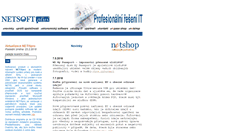 Desktop Screenshot of netsoft.cz
